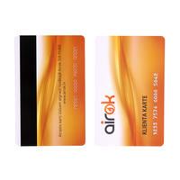 Carte RFID personnalisée 13,56 MHz avec bande magnétique, carte NFC programmable en PVC, carte de visite 213 215 216 pour contrôle d'accès
