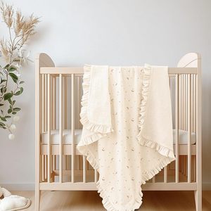 Cute Moon <span class=keywords><strong>Star</strong></span> 100% Manta de bebé de muselina de algodón 47x47 pulgadas <span class=keywords><strong>Beige</strong></span> Gold Infant Swaddle - Product Image 1