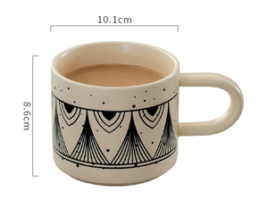 Creative Underglaze Colored Retro High Aesthetic <b>Large</b> Capacity Customizable Food <b>Safe</b> Dishwasher Microwave <b>Safe</b> Reusable - Product Image 6