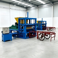 Petite machine électrique de fabrication de briques en béton, machine de fabrication de briques en cendres volantes, machine de fabrication de briques creuses en ciment diesel