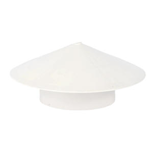 Tubo de tapa de lluvia integrado de PVC con técnica de fundición para ventilación de techo Tapa de chimenea de plástico Accesorios de ventilación de campana de escape Producto - Product Image 1