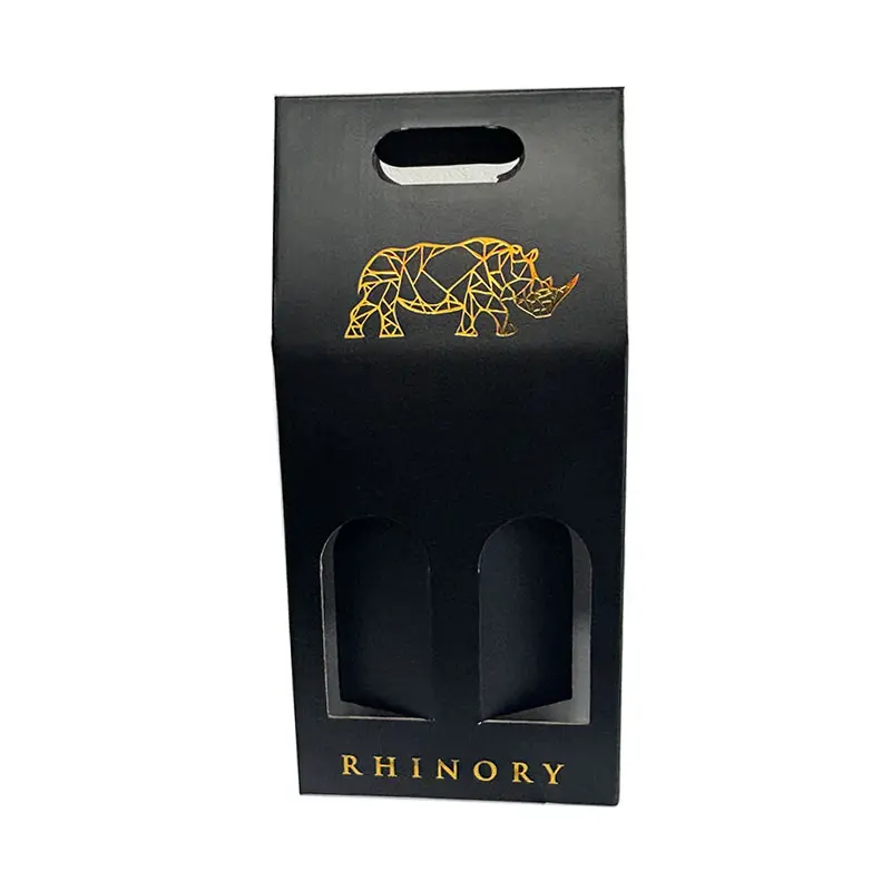 Vente chaude prix de gros noir luxe épaissi carton impression offset feuille d'or timbre forme spéciale boîte
