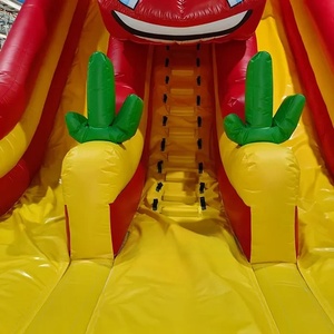 Grand toboggan gonflable à thème automobile pour l'intérieur et l'extérieur, toboggan aquatique gonflable pour enfants et adultes, jeux gonflables, jeux de fête amusants - Product Image 5