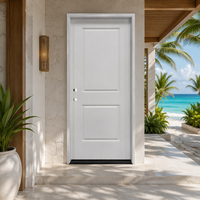 Porte extérieure en fibre de verre composite Maldive Market, résistante aux UV, imperméable, résistante à l'humidité et à la décomposition
