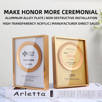 Médailles en métal alliages d'aluminium plaques d'immatriculation atmosphériques de haute qualité