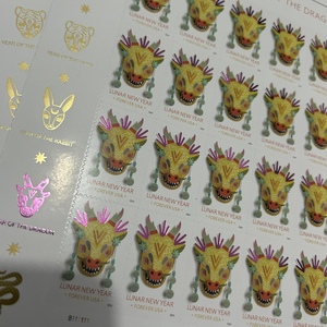 États-Unis <span class=keywords><strong>Timbres</strong></span> permanents 2024 Année du Dragon du zodiaque <span class=keywords><strong>Timbres</strong></span> éternels avec nouvel emballage postal Commandes personnalisées acceptées - Product Image 3
