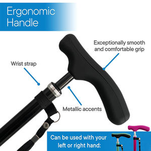 2025 nuovissimo bastone da passeggio leggero in canna antiscivolo per anziani di vari colori può essere personalizzato - Product Image 5