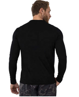 Vêtements de sous-vêtements à manches longues 100% laine mérinos fine, thermiques, grande taille, couche de base pour adultes et enfants