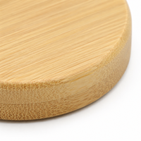 Ouvre-bouteille rond magnétique en bambou personnalisable pour gravure laser en gros, idéal pour brasseries, agences événementielles et détaillants