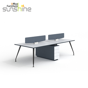 Produttore di Guangzhou 3 persone <span class=keywords><strong>Studio</strong></span> scrivania dimensioni Standard di mobili divisori - Product Image 3