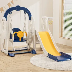 Toboggans d'intérieur pour la maison Toboggan d'intérieur en plastique pour enfants Toboggan d'intérieur en plastique coloré multifonctionnel et amusant équipement de balançoire pour bébé