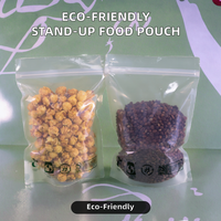 Pochette souple autoportante en plastique pour l'emballage des produits de consommation courante