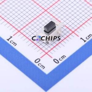 TSB001A3818A Tactile Switch SMD Switch Rectangle Button 1.8N Horizontal Mount 7.7mm - Product Image 1