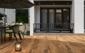 Carrelage de sol extérieur aspect bois 600x1200mm, épaisseur 18mm, pour villa et jardin, <span class=keywords><strong>dalle</strong></span> de pavage haute dureté anti-taches pour aménagement paysager - Product Image 4