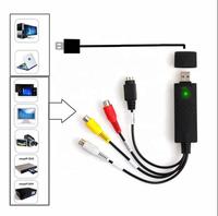 Lecteur VHS 1 canal Enregistrement USB 2.0 Carte de capture vidéo et audio Fourniture de capture vidéo AV/captureEasycaP