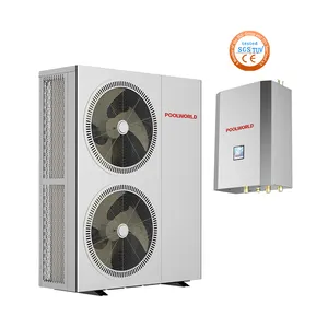Erp A+++ R32 Low Temperature 20kw Split Dc Inverter Air To Water Heat Pump Split System