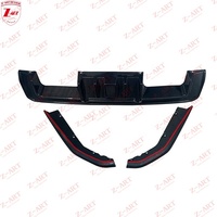 Diffuseur arrière en fibre de carbone sèche Z-ART R4 avec LED pour BMW M4, lèvre arrière en fibre de carbone préimprégnée pour BMW G80 G81 G82 G83 M3 M4 2021+