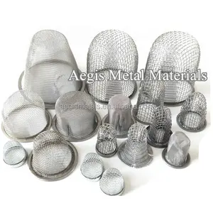 Sizes can be tailed Stainless steel mesh cap bowl cone shape wire mesh filter