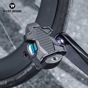Pedal de bloqueo de bicicleta de carretera WEST BIKING a placa de bloqueo de Pedal plano sistema adecuado Pedal de bloqueo de carretera equipo de accesorios de ciclismo - Product Image 1