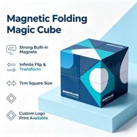 Professioneller 3x3 Speed Cube Stickerfrei mit Reibungsloser Rotation, Zauberwürfel für Wettbewerbe, Gehirntraining-Spielzeug, UV-beständig, Umweltfreundliches ABS