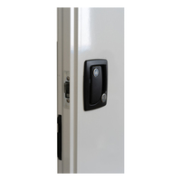 Porte en tableau blanc encadrée noire Yong an YA-MD-01 avec serrure de sécurité simple 622x1822mm Origine Shandong pour camping-car
