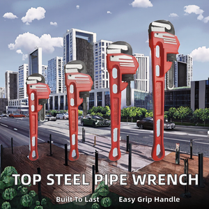 Clé à molette professionnelle en acier au carbone 9,5 po 1214 18 24 pour bricolage, système de mesure métrique, personnalisable OEM, anti-étincelles - Product Image 2