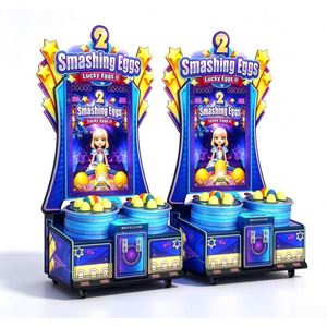 Machine de jeu interactive parent-enfant pour écraser les œufs |   Jeu d'échange de points de style arcade à monnayeur |   Équipements de parc d'attractions pour enfants - Product Image 5