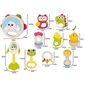 Juguetes Educativos BaoHan, Sonajero y Campana de Silicona Suave, Set de Regalo para Bebés de 0 a 12 Meses, Juguete Musical para Niños - Product Image 2