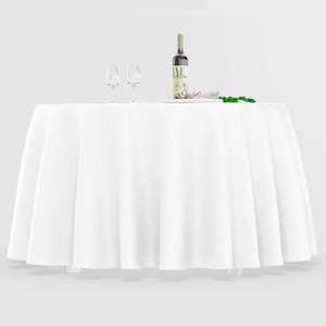 Manteles de Poliéster/Algodón Tejidos Personalizados al por Mayor para Uso en Banquetes y Fiestas al Aire Libre - Resistentes al Aceite, Impermeables, Lavables y Resistentes al Calor - Product Image 1