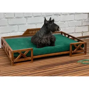 실내 간단한 나무 고양이 침대 수제 패션 면 애완 동물 둥지 동물 침대 다채로운 캐터리 하우스