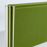 Journal en tissu cahier personnalisé carnet de notes en lin à couverture rigide personnalisé agenda planificateur avec boîte postale cadeau