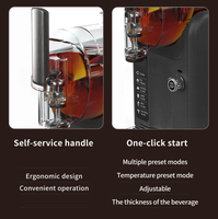 Machine à slush commerciale Baiwin, machine à boissons glacées à réservoir unique pour salon de thé, machine à slush pour hôtel, personnalisation OEM