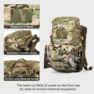 <span class=keywords><strong>Mochila</strong></span> Táctica de 15L con Panel Frontal Cortado con Láser, Sistema de Compresión, para un Solo Día, Porta Equipo de <span class=keywords><strong>Combate</strong></span> - Product Image 6