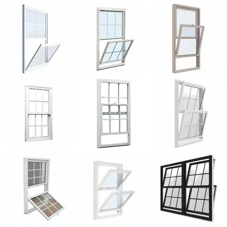 Jendela bingkai kaca aluminium dengan harga murah terbaru desain sederhana aluminium jendela rumah geser