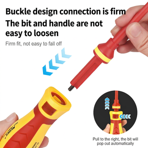 Ruike Insulated <b>Screwdriver</b> Set 7690/13PC Multi-bit Cross Phillips Industrial Grade Tool Kit - Product Image 4