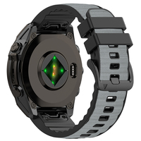 Bracelet sport en nylon et silicone respirant Quickfit 22 mm 26 mm pour Garmin Fenix 8 Pro E 7 7X Forerunner 970 965 Instinct 3 2X