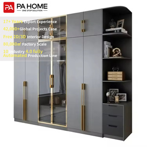 Tủ quần áo di động thiết kế mở tùy chỉnh PA, tủ quần áo gỗ - Product Image 1