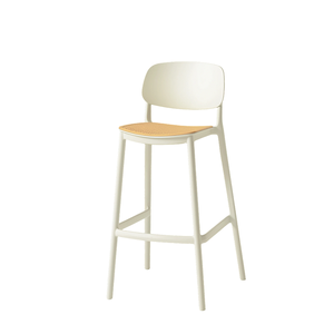 Tabourets <span class=keywords><strong>de</strong></span> <span class=keywords><strong>bar</strong></span> modernes en plastique colorés sur mesure, rouge, noir, <span class=keywords><strong>blanc</strong></span>, pour cuisine, <span class=keywords><strong>bar</strong></span> à domicile, salon - Product Image 2