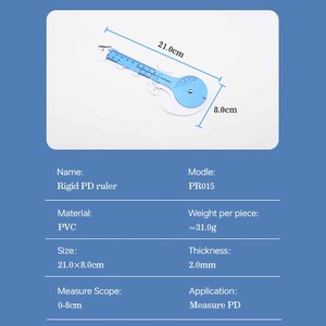 Regla de Graduación Transparente al por Mayor PR015, Artículo de Papelería Resistente a Roturas, Dispositivo de Medición Confiable para Centros de Cuidado Visual - Product Image 5