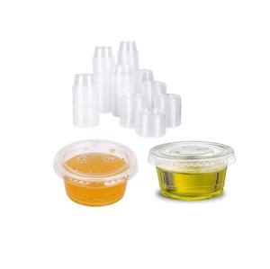 <span class=keywords><strong>1</strong></span>/2/3/<span class=keywords><strong>4</strong></span> oz dùng một lần rõ ràng/Đen PP nhựa nước sốt <span class=keywords><strong>cup</strong></span> với rò rỉ bằng chứng Nắp salad món tráng miệng lấy đi Nhựa phần ly - Product Image 2