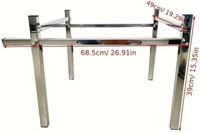 Nouveau support de ruche en acier inoxydable 201 - Support de ruche robuste et durable avec support de cadre adapté aux ruches à 8/10 cadres