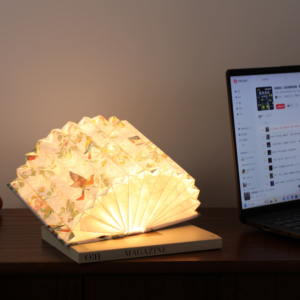 Nhà Máy Trực Tiếp <span class=keywords><strong>LED</strong></span> Cuốn Sách Đèn Sáng Tạo Hình Chữ Nhật Đèn Ngủ Pin Cạnh Giường Ngủ Đồ Trang Trí Robin In Mô Hình Gấp Giấy Ánh Sáng - Product Image 4