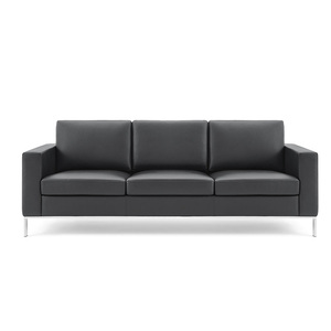Conjunto de sofá de oficina moderno para recepción de área pública, marco de metal, sofá de oficina, diseño de sofá de cuero para oficina - Product Image 3