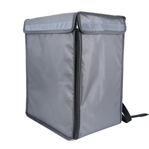 Logotipo personalizado 600D AISLAMIENTO impermeable térmico Pizza entrega bolsa motocicleta calentador bicicleta nevera aislada mochila para alimentos - Product Image 4