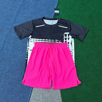 Ensemble de sport d'été pour homme : T-shirt à manches courtes et short imprimé camouflage abstrait, séchage rapide, idéal pour la gym, le fitness et la course à pied