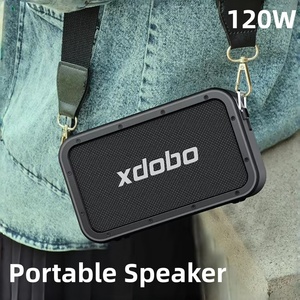 XDOBO 1983 MAX voor luidspreker met oplaadbare batterij, IPX-5 waterdicht, 100-300W vermogen, ingebouwde microfoon voor thuisbioscoop en buitengebruik - Product Image 5