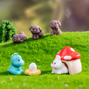 Venta al por mayor Micro paisaje creativo lindo pequeño conejo Animal, jardinería paisajismo ornamento accesorios Mini miniatura ornamento - Product Image 1