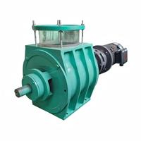 Válvula Rotatoria de Acero Fundido Quanfeng, Alimentador Rotatorio Tipo Estrella Accionado por Motor de 3 Fases para Harina, Granos y Polvo, Montaje con Brida 1.5