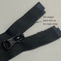 Haute qualité couleur personnalisée 60cm 3 #5 #8 # dents cachées en nylon extrémité ouverte fermeture éclair YKK pour vêtements