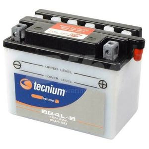 Nueva Batería de Motocicleta de Plomo-Ácido Tecniium BB4L-B de 12V 4Ah con Corriente de Arranque de 250A y Capacidad de 48Wh - Product Image 1